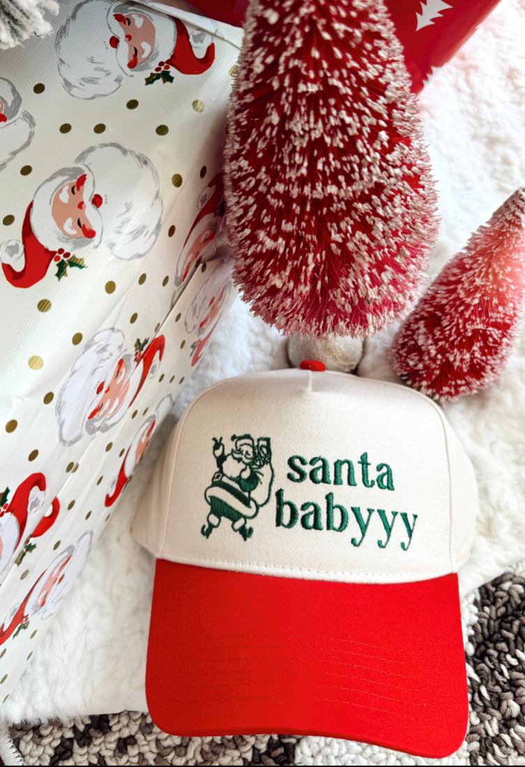 Santa Baby - Red Vintage Trucker Hat
