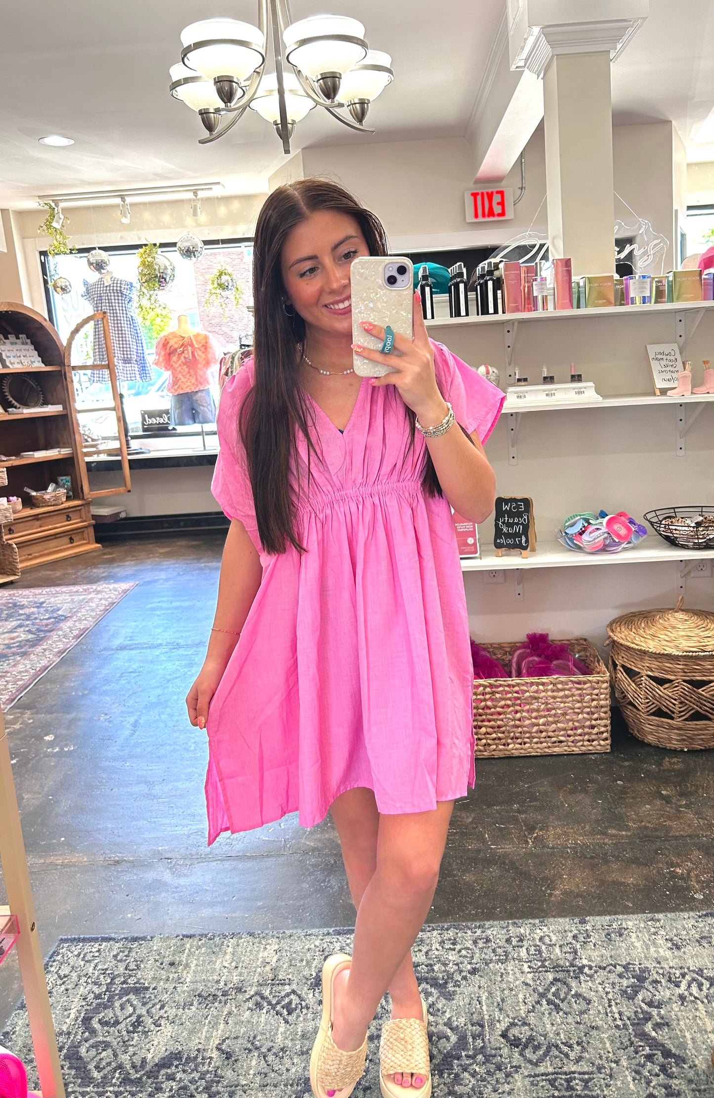 Ruched Detail Cover Up