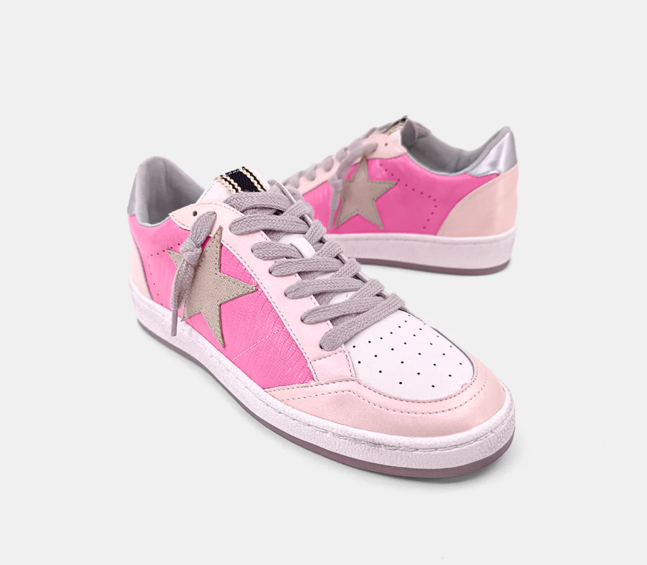 Paz Pink Lizard Sneaker