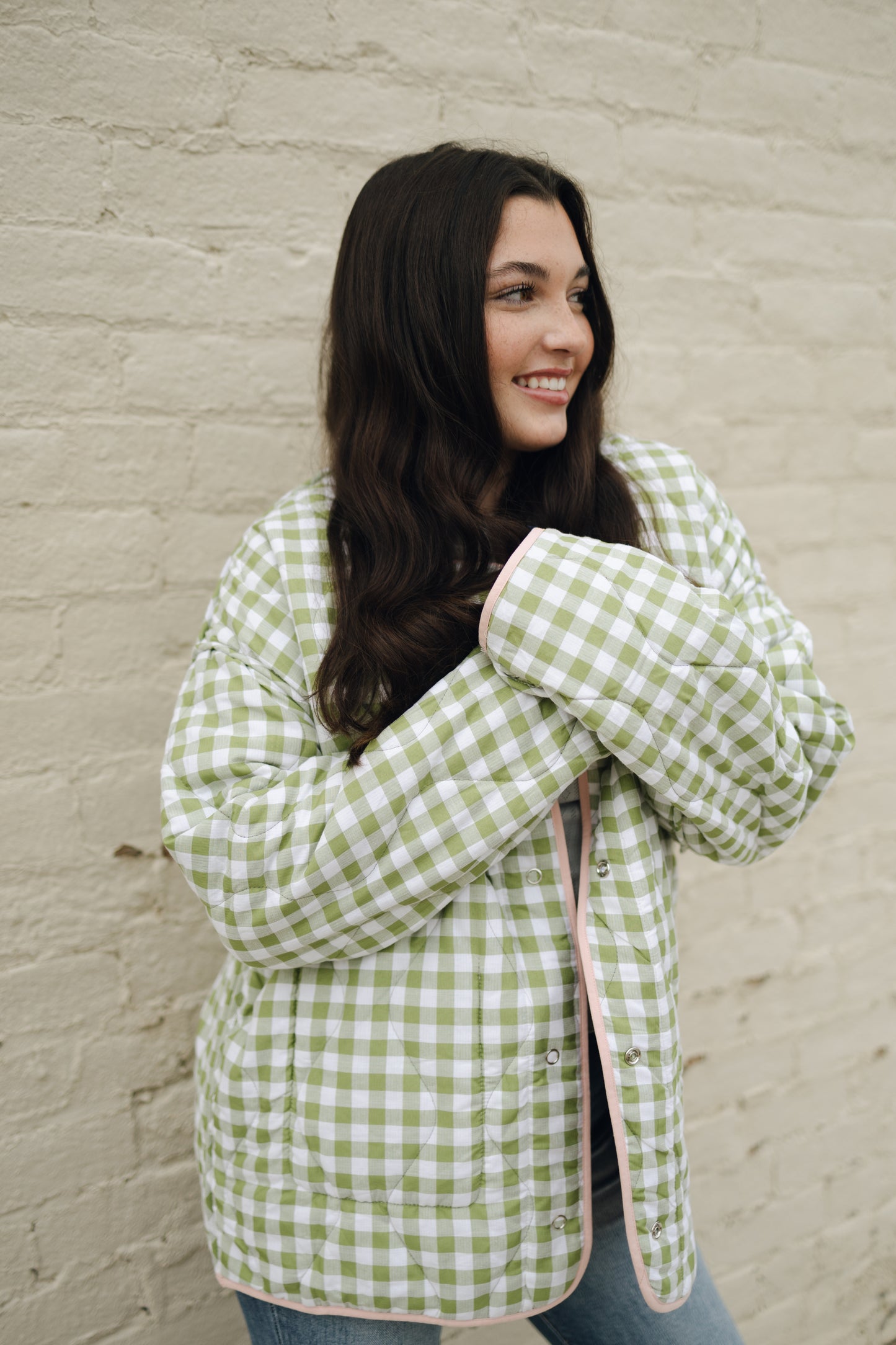 Midnight Floral Reversible Floral Puffer