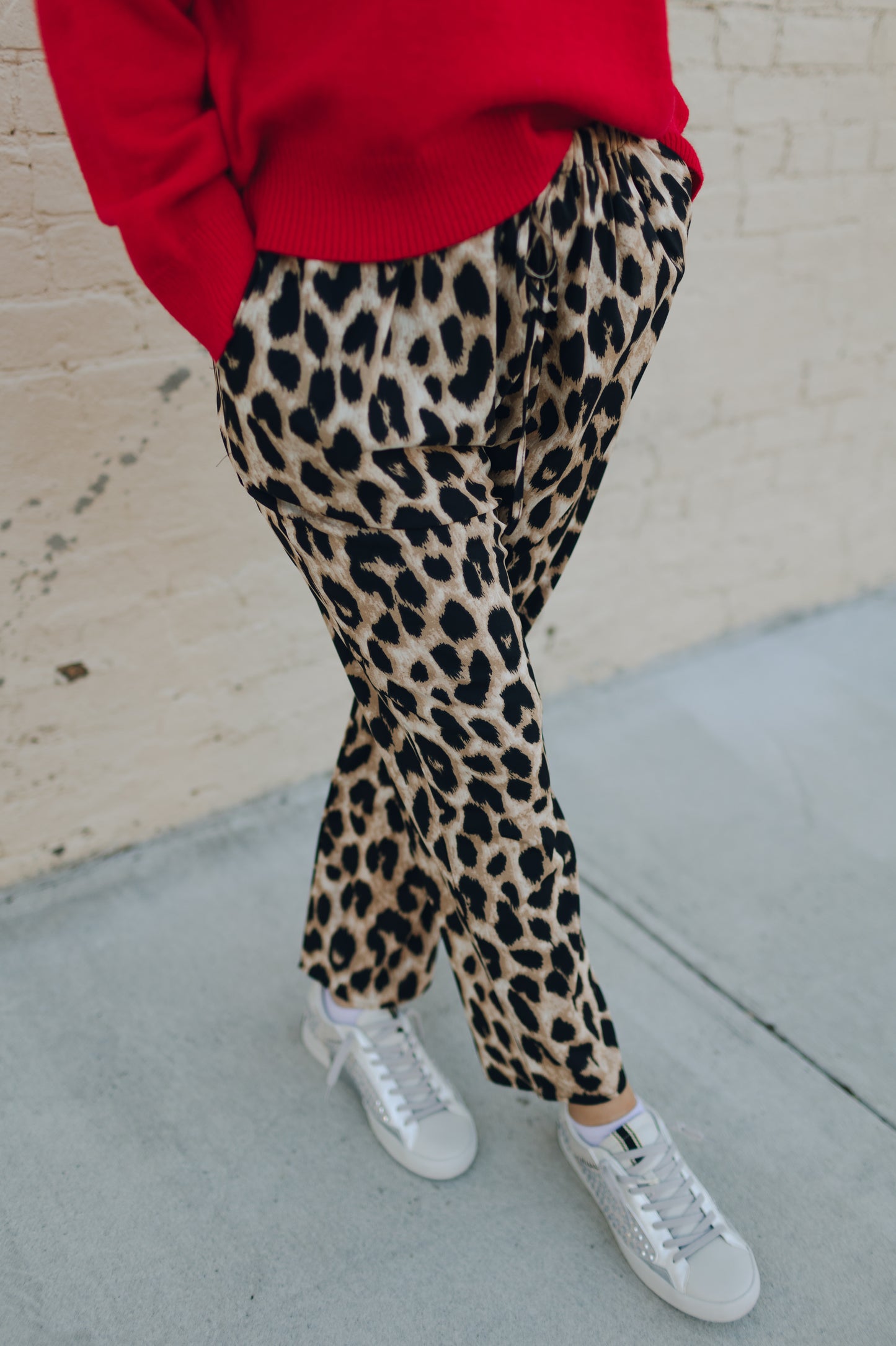 LAIDBACK LEOPARD PRINT PANTS
