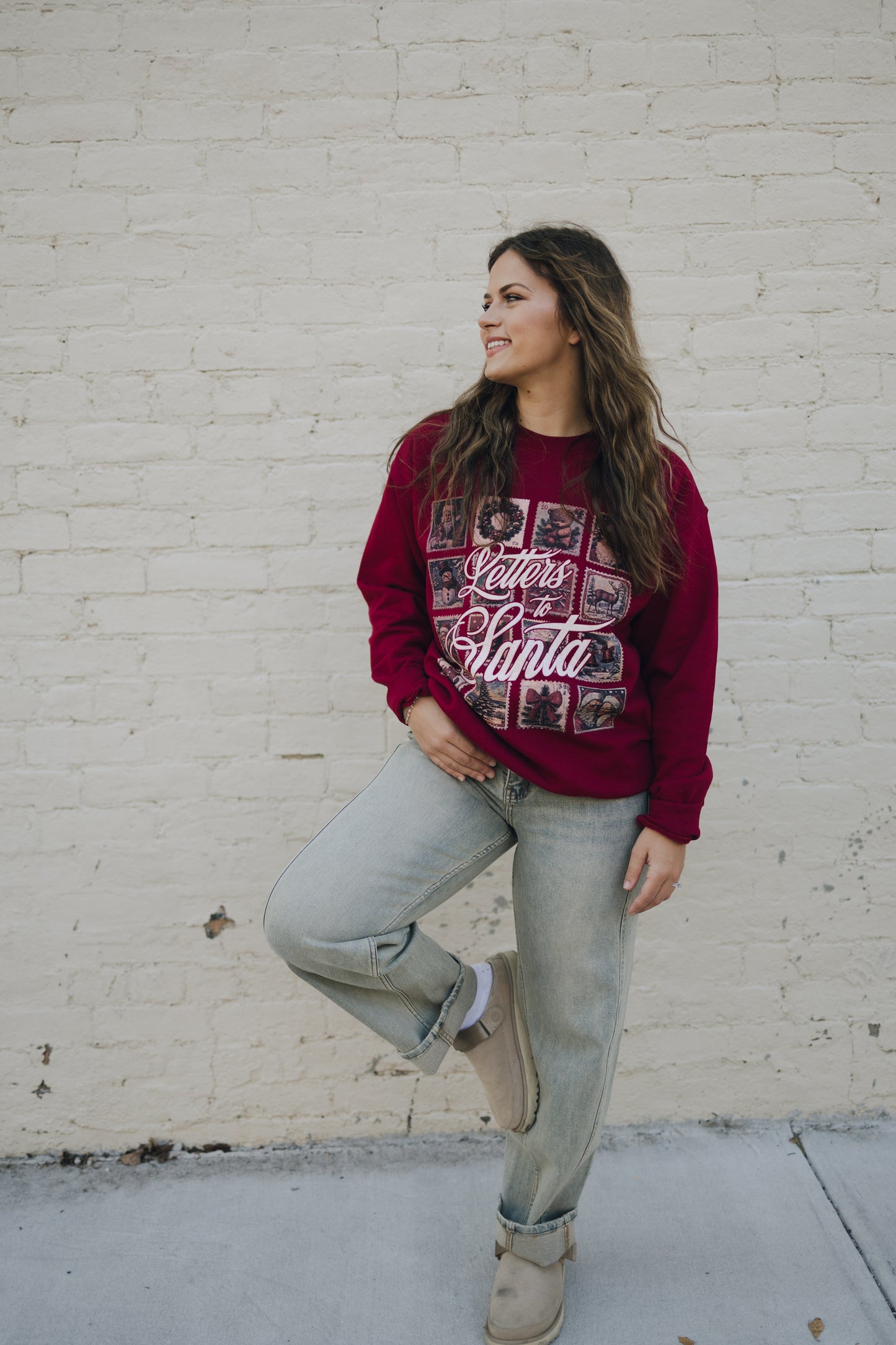 LETTERS TO SANTA RETRO SWEATSHIRT