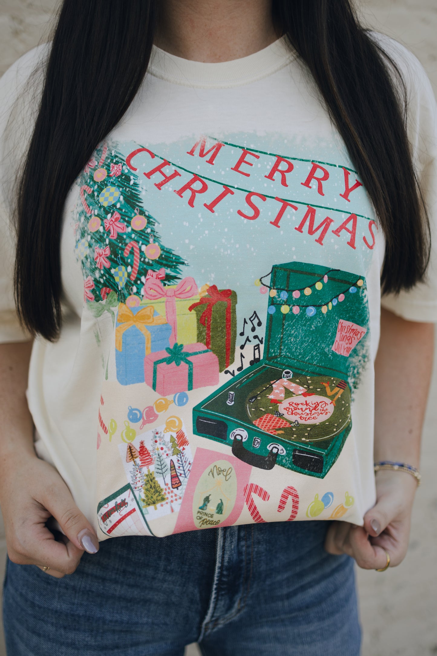 A Vintage Christmas Graphic Tee