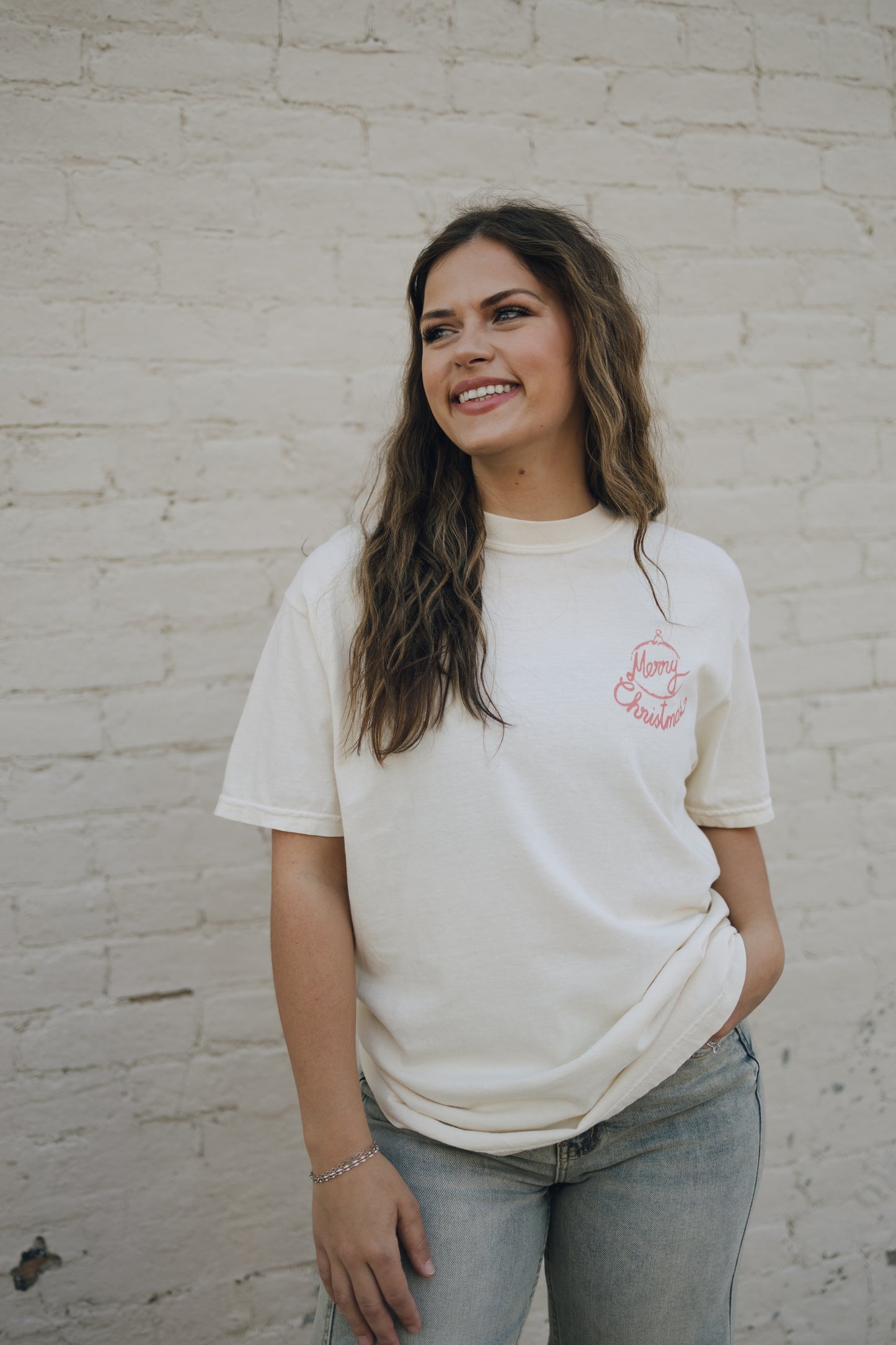 Christmas Memorabilia Ivory Comfort Colors Tee