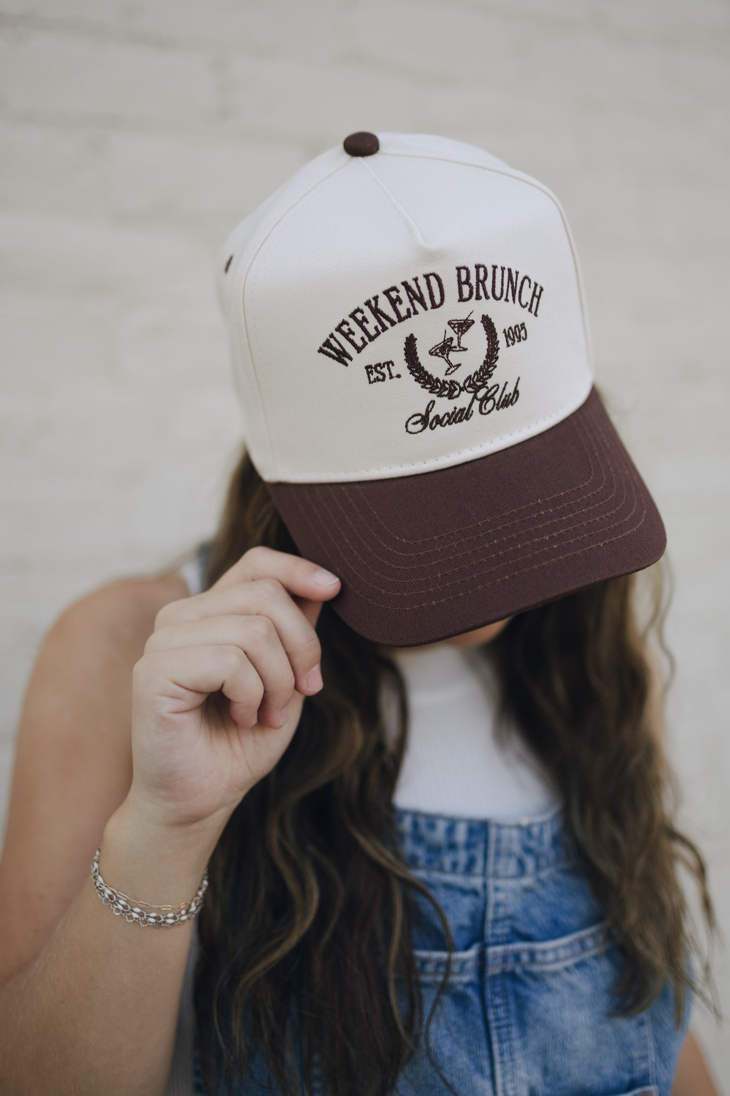Weekend Brunch Club - Brown Vintage Trucker Hat