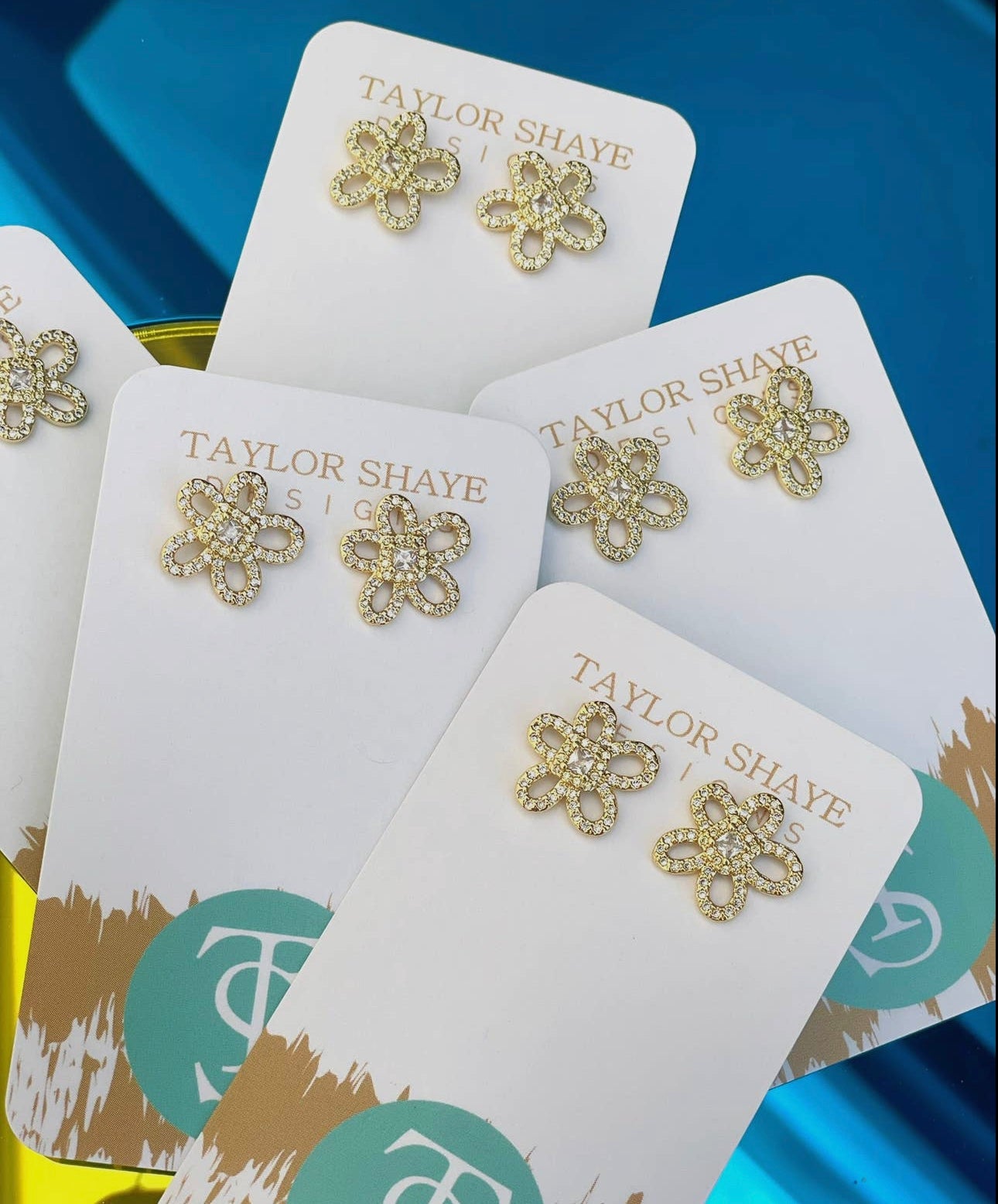 Taylor Shaye Annie Flower Studs