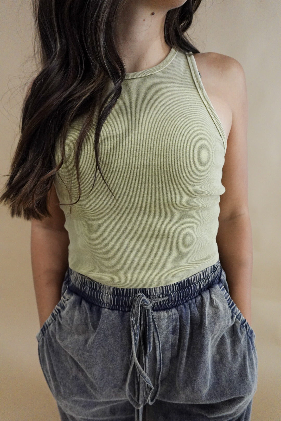 Acid Washed Rib Tank