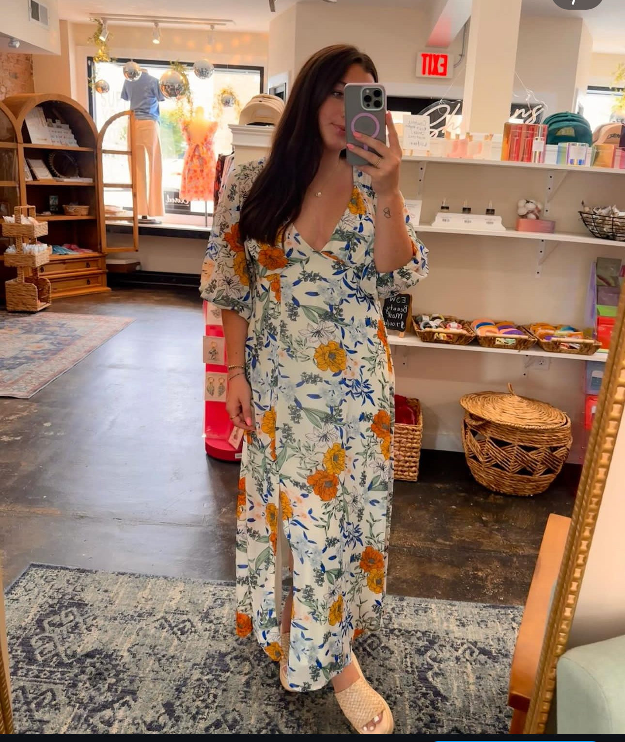 Florence Floral Maxi Dress