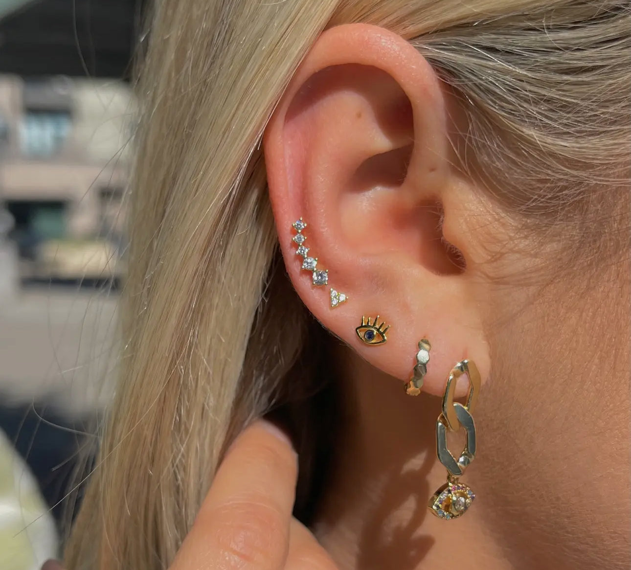 NS Tully Micro Bar Studs