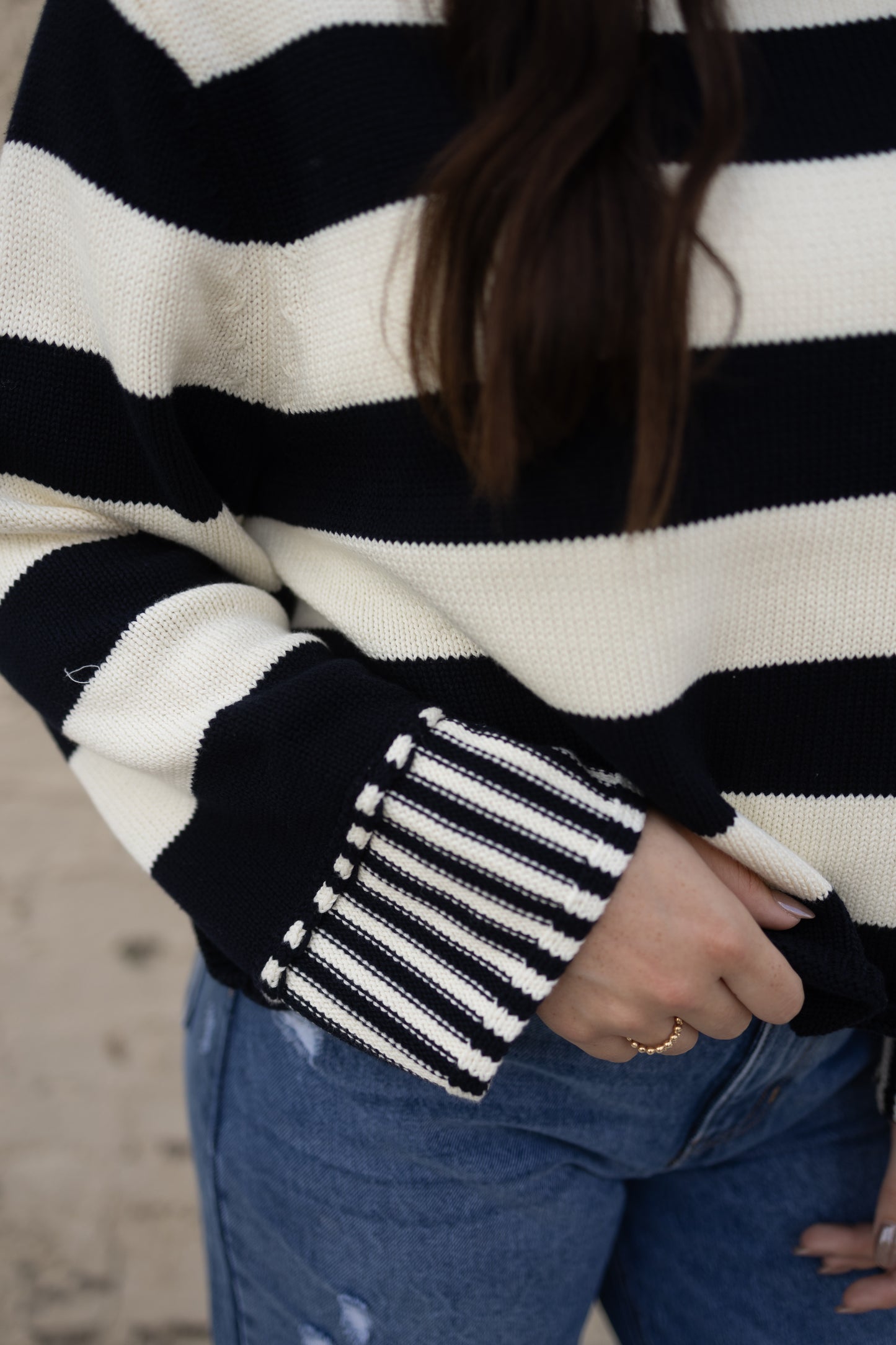 Sierra Striped Sweater Top
