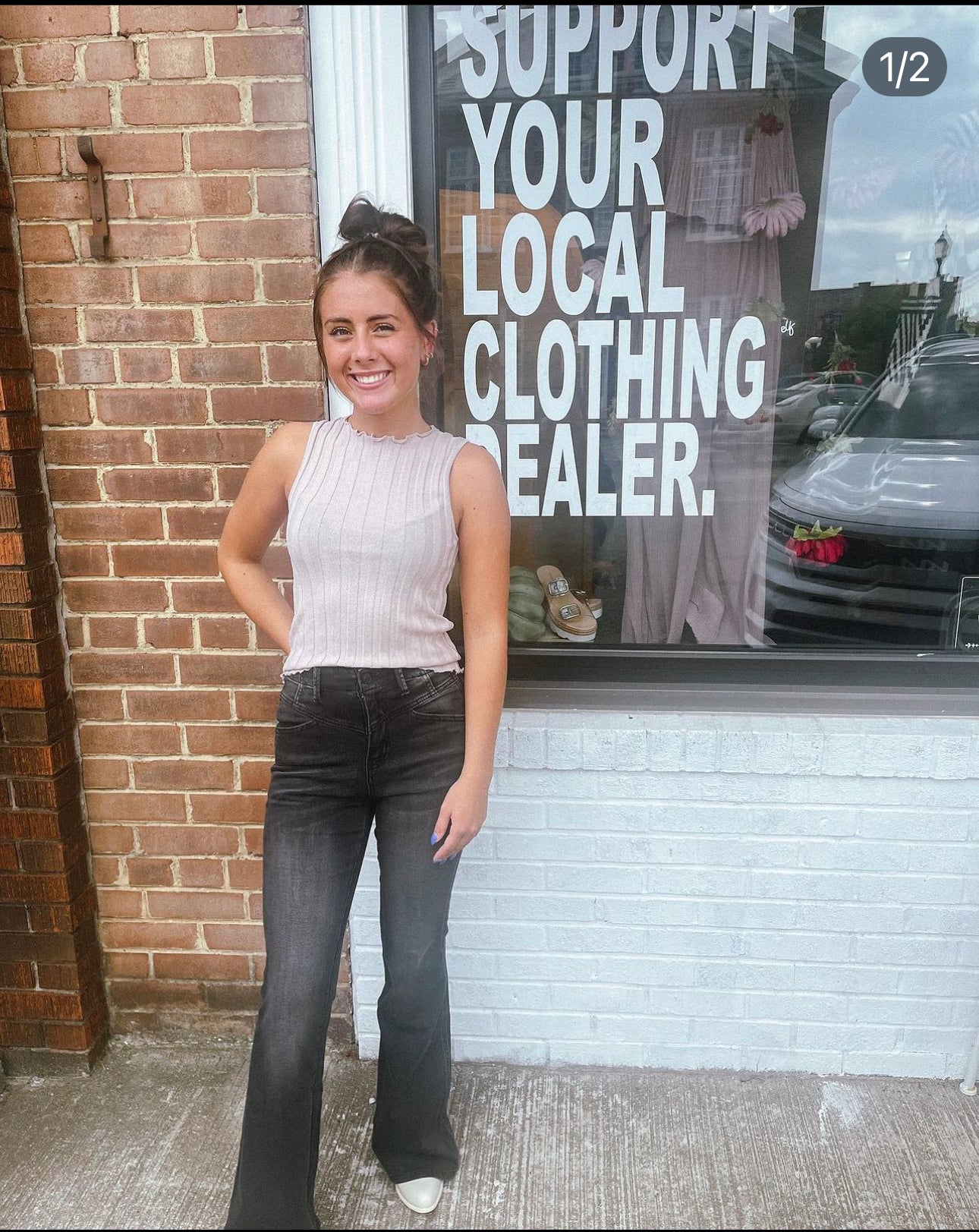 Ribbed Knit Top