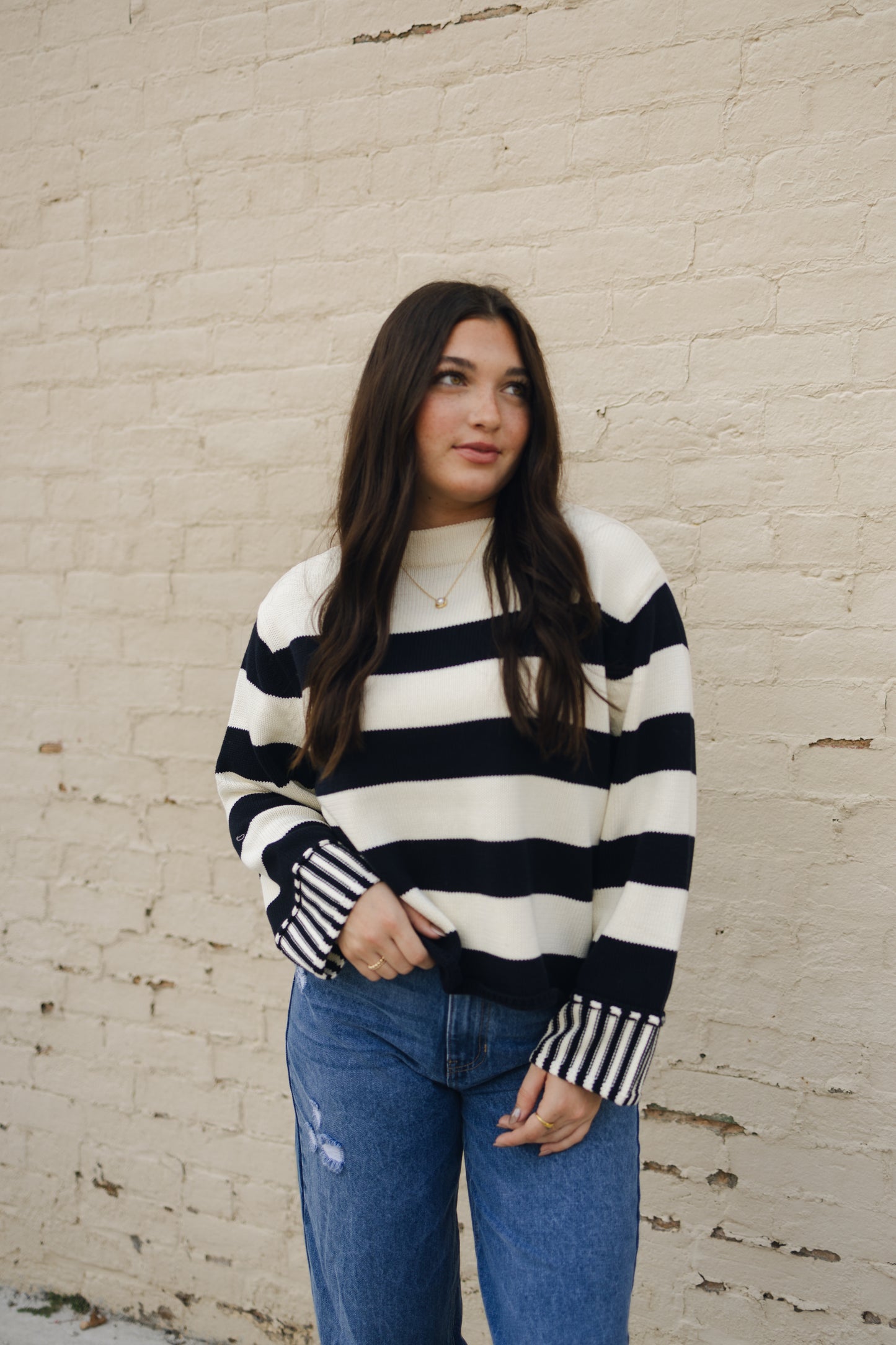 Sierra Striped Sweater Top