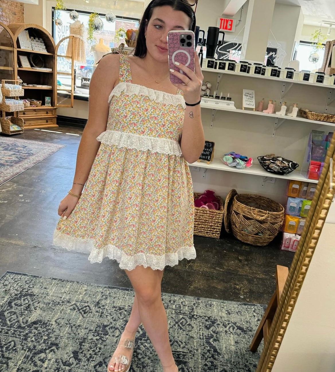 Gloria Floral Mini Dress