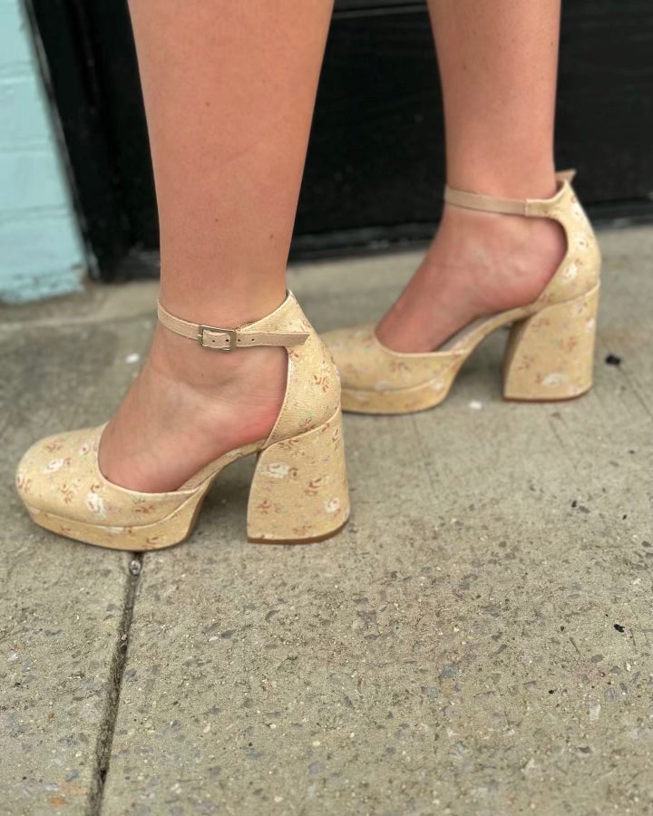 The Oslo Floral | Chunky Platform