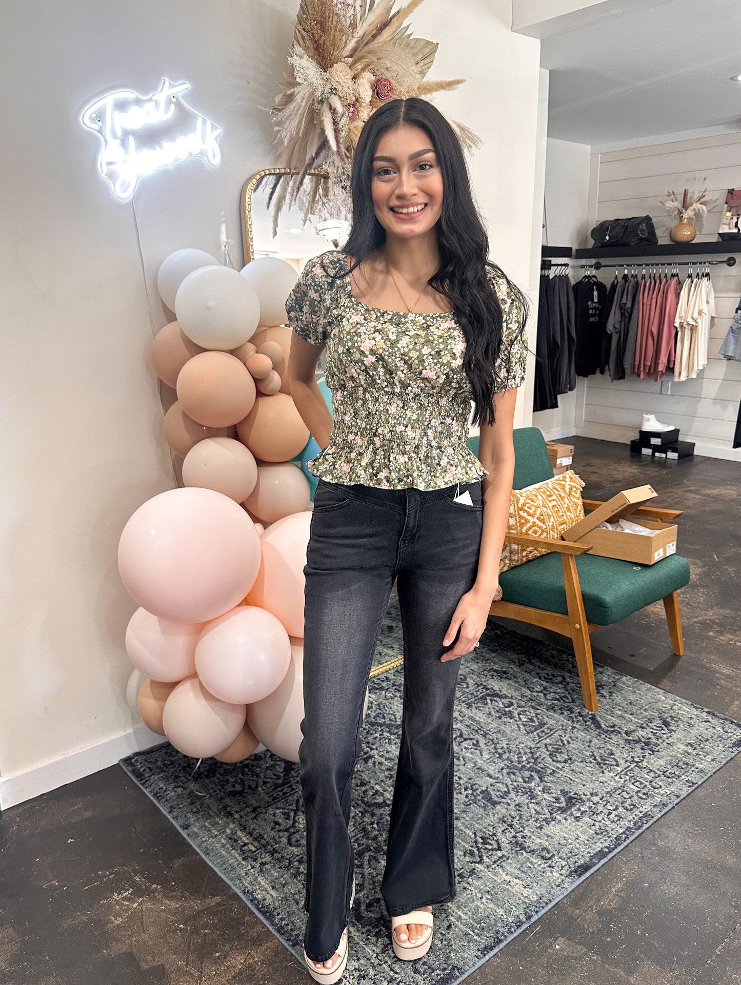 Sweet Escape Smocked Top