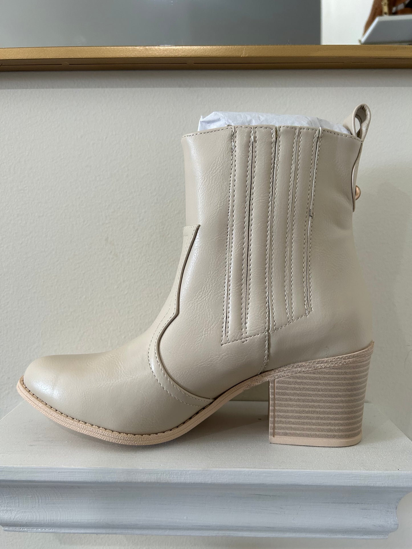 CL U See Cream Bootie